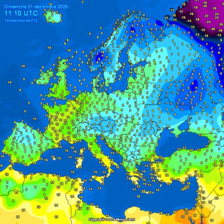 Trenutne temperature vazduha