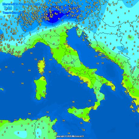 Trenutne temperature vazduha