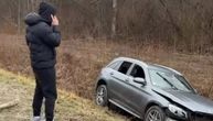 Objavljen snimak s lica mesta! Srpski pevač sleteo s puta u Hrvatskoj, auto uništen, kadrovi izazivaju jezu