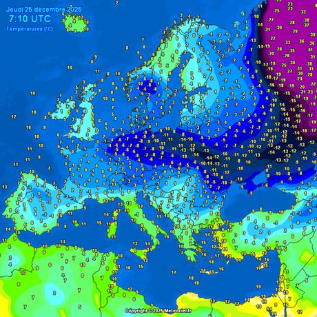 Trenutne temperature vazduha