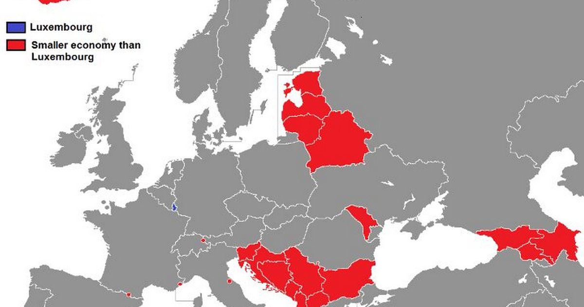 Objavljena nova mapa Evrope: Zašto su sve zemlje bivše Juge na njoj obojene u crveno?