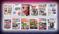 NASLOVNE STRANE SUTRAŠNJIH NOVINA: Prelistavanje štampe za petak, 26. decembar 2025. godine