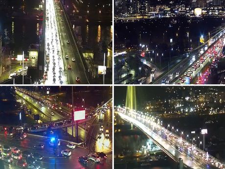 Saobraćaj gužva Beograd Brankov most Gazela Autkomanda Most na Adi Fičer