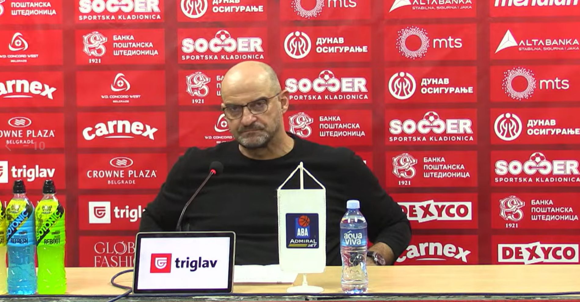 Zvezdan Mitrović ponovo "pecnuo" sudije iz ABA lige posle Zvezde: "Generalno nemamo dobar tretman"