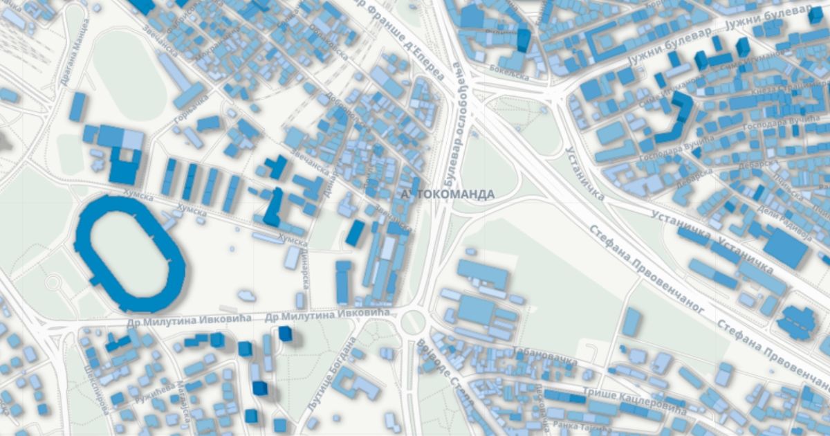PRONAĐITE SVOJU ZGRADU Objavljena nova 3D mapa koja detaljno prikazuje ...