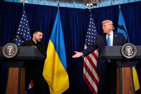 Donald Tramp, Volodimir Zelenski