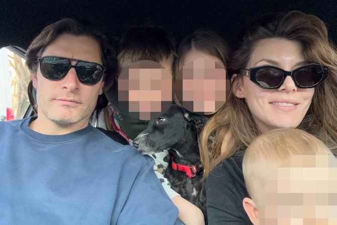 Tamara Dragičević i Petar Benčina sa decom