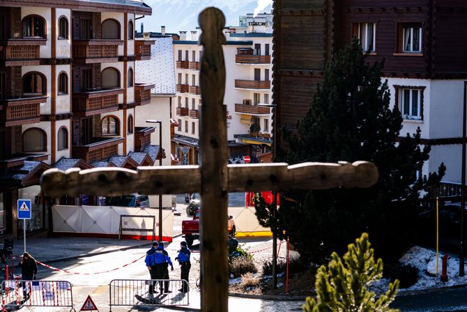 Švajcarska, Kran Montana, požar u baru