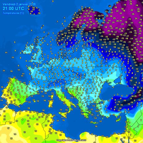 Trenutne temperature vazduha