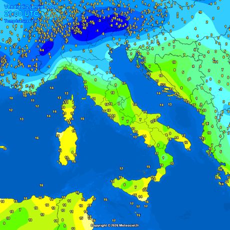 Trenutne temperature vazduha