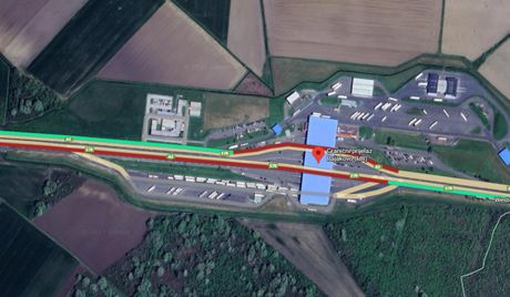 Granični prelaz Bajakovo, gužva, google maps