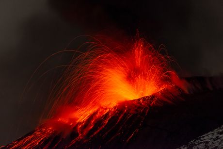 Etna, vulkan, erupcija