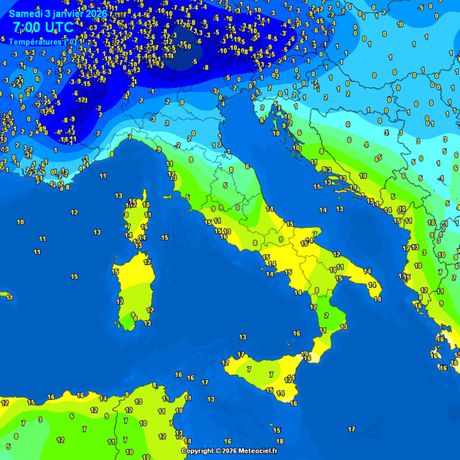 Trenutne temperature vazduha
