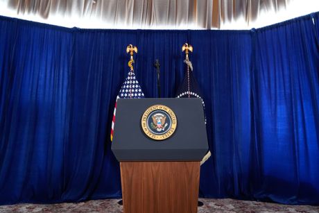 Mar-a-Lago pred obraćanje Trampa