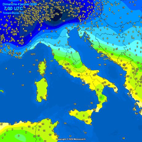 Trenutne temperature vazduha