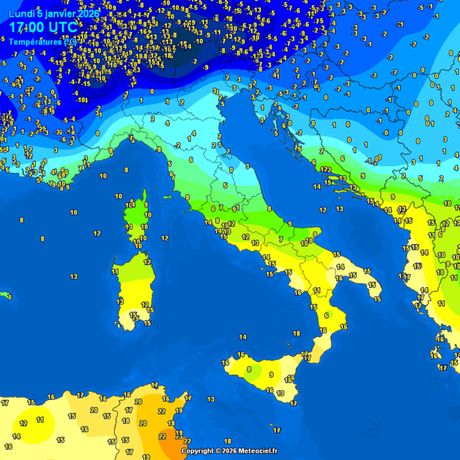 Trenutne temperature vazduha
