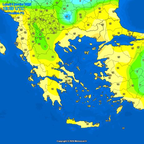 Trenutne temperature vazduha