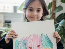 devojčica, crtež, crtanje, bojenje, dete