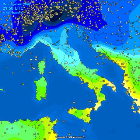 Trenutne temperature vazduha