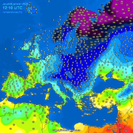 Trenutne temperature vazduha
