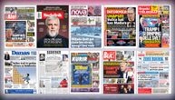 NASLOVNE STRANE SUTRAŠNJIH NOVINA: Prelistavanje štampe za petak, 9. januar 2026. godine