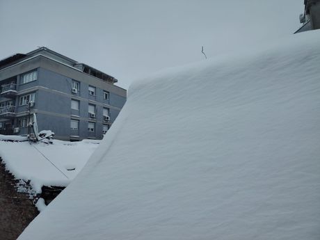 Sneg, Beograd, jutro