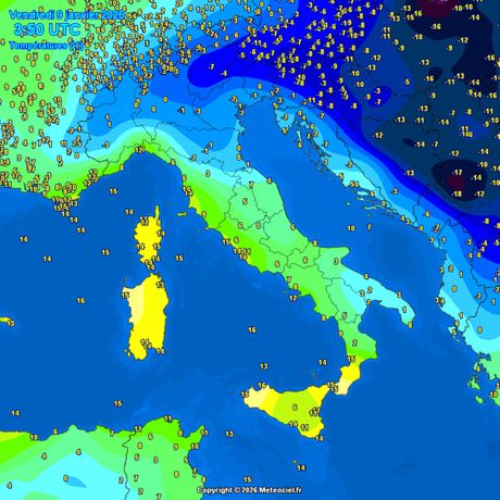 Trenutne temperature vazduha