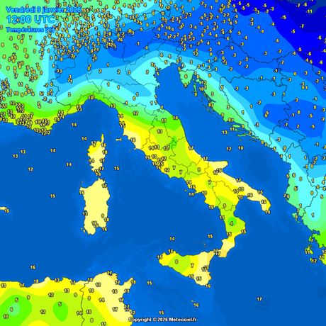 Trenutne temperature vazduha