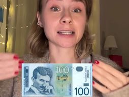 aljona strankinja, 100 dinara