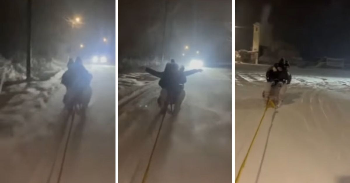 "Reci mu da uspori" Snimak jezive nesreće kod Kraljeva, tinejdžerke pale sa sanki, automobil prešao preko njih