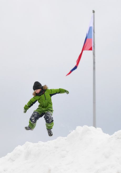Obilne snežne padavine, Moskva