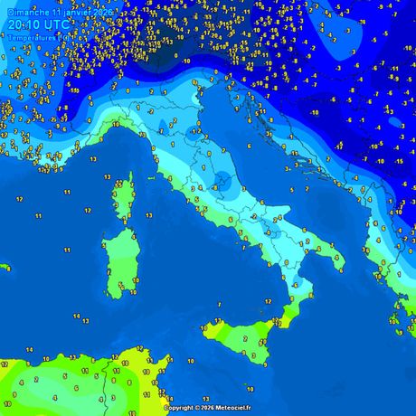 Trenutne temperature vazduha