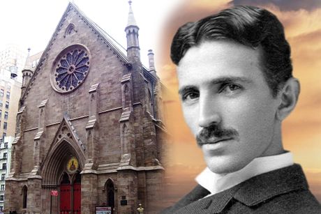 Crkva Svetog Save u Njujorku, Nikola Tesla