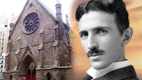 Crkva Svetog Save u Njujorku, Nikola Tesla
