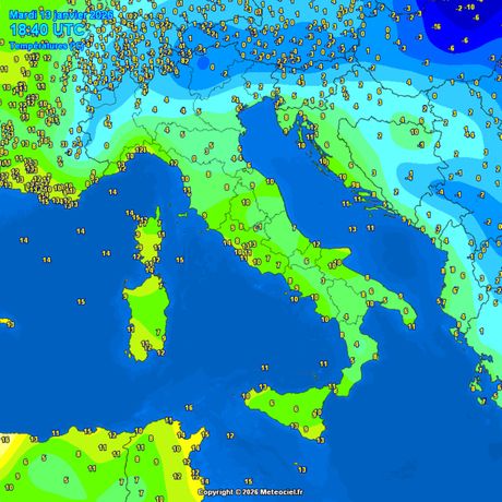 Trenutne temperature vazduha