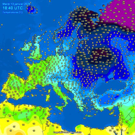 Trenutne temperature vazduha