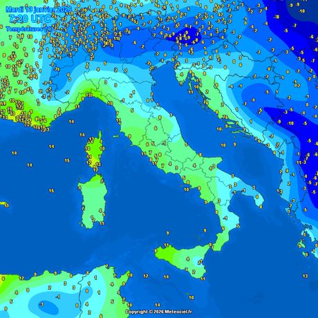 Trenutne temperature vazduha