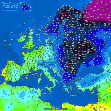 Trenutne temperature vazduha