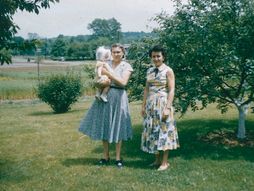 stara slika, porodica, dete, vintiž, deca