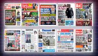 NASLOVNE STRANE SUTRAŠNJIH NOVINA: Prelistavanje štampe za sredu, 14. januar 2026. godine
