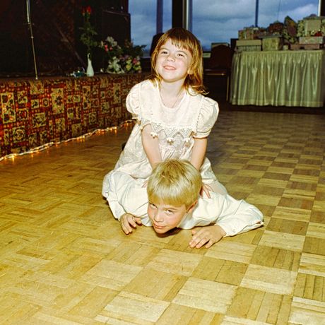 stara slika, porodica, dete, vintiž, deca