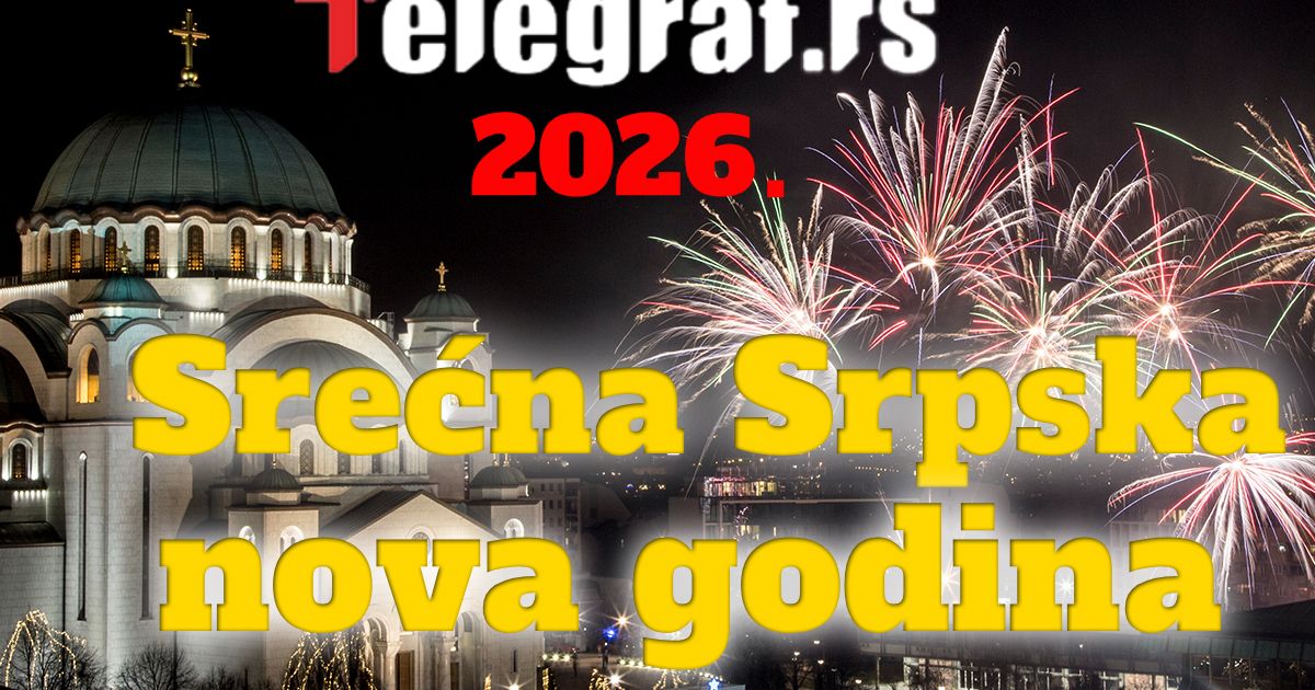 SREĆNA SRPSKA NOVA GODINA! Portal Telegraf.rs svojim čitaocima želi sve najbolje u novoj godini