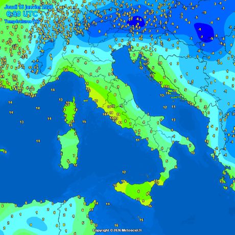 Trenutne temperature