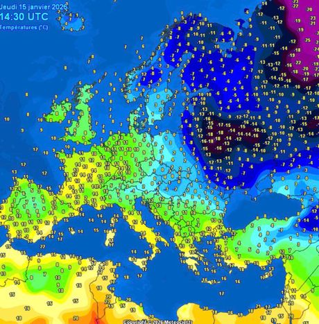 Trenutne temperature vazduha