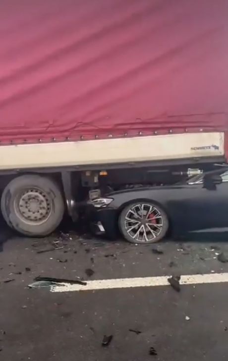 Lancani sudar , auto put Milos Veliki kod Lucana