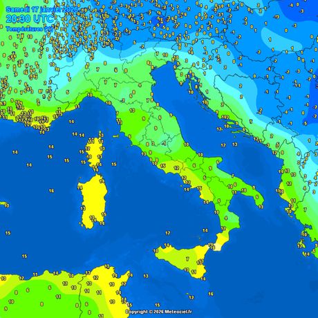 Trenutne temperature vazduha