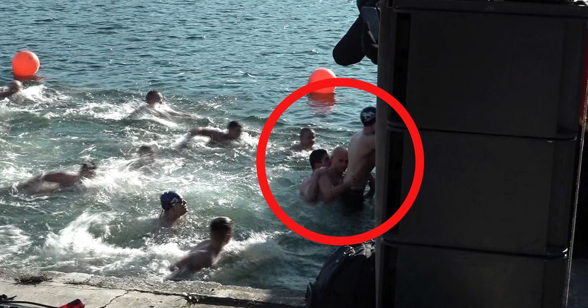 Frka na plivanju za Časni krst u Beogradu: Svi gledali nemilu scenu, došlo je do guranja i OTIMANJA u finišu