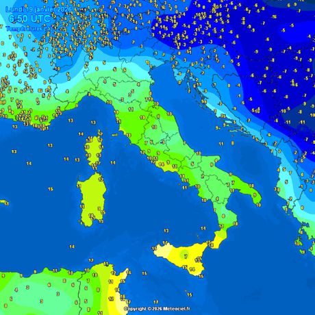Minimalne temperature vazduha jutros u Srbiji