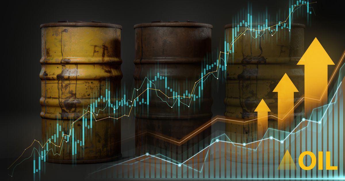 Oil prices jumped another 10 percent during the day!
