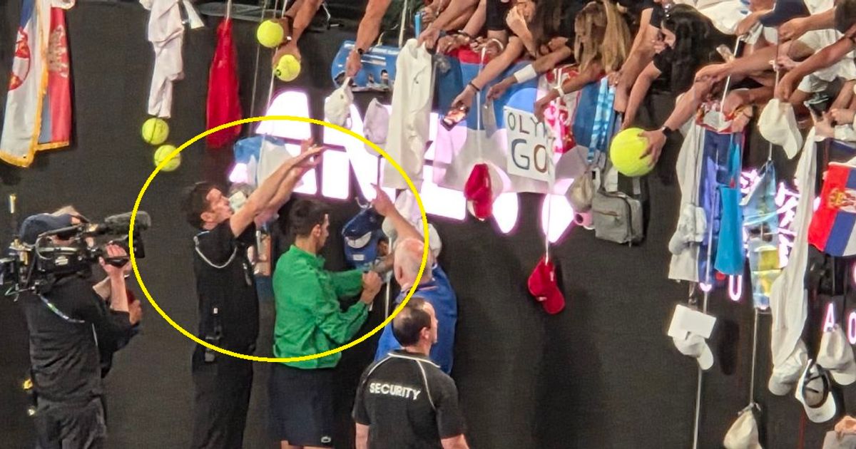 Neverovatno: Pogledajte kako obezbeđenje štiti Novaka Đokovića u Melburnu, ovo niste mogli da vidite na TV-u - Telegraf.rs